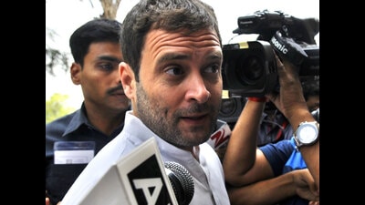 The demand from Gandhi’s counsel came during the hearing on the defamation plea filed by Satyaki, who claims that the Congress leader falsely attributed a violent anecdote to VD Savarkar. (HT FILE) The demand from Gandhi’s counsel came during the hearing on the defamation plea filed by Satyaki, who claims that the Congress leader falsely attributed a violent anecdote to VD Savarkar. (HT FILE)