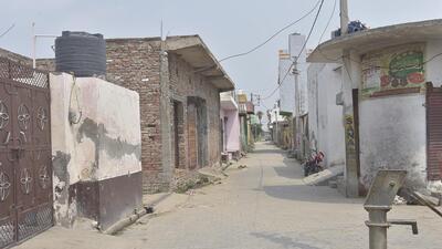 The village is located about three kilometres from National Highway 9, alongside the Upper Ganga Canal, and falls under the jurisdiction of the Masuri police station. (Sakib Ali/HT Photo) The village is located about three kilometres from National Highway 9, alongside the Upper Ganga Canal, and falls under the jurisdiction of the Masuri police station. (Sakib Ali/HT Photo)