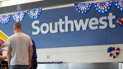 Southwest Airlines is ending its free checked bag policy after over 50 years, introducing new fee amounts. Scott Olson/Getty Images/AFP (Photo by SCOTT OLSON / GETTY IMAGES NORTH AMERICA / Getty Images via AFP) (Getty Images via AFP) Southwest Airlines is ending its free checked bag policy after over 50 years, introducing new fee amounts. Scott Olson/Getty Images/AFP (Photo by SCOTT OLSON / GETTY IMAGES NORTH AMERICA / Getty Images via AFP) (Getty Images via AFP)