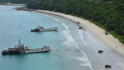 Andaman and Nicobar Islands (Twitter/Indian Navy) Andaman and Nicobar Islands (Twitter/Indian Navy)