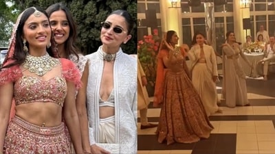 Alia Bhatt is currently in Spain for her friend's wedding. Alia Bhatt is currently in Spain for her friend's wedding.