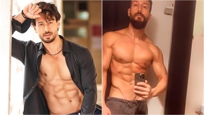 Tiger Shroff showcases his fitness journey on Instagram, revealing weight loss through dancing. (Instagram) Tiger Shroff showcases his fitness journey on Instagram, revealing weight loss through dancing. (Instagram)