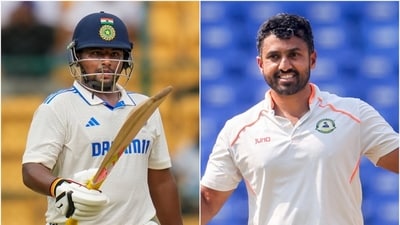 Sarfaraz Khan, left, has been out of action, while Karun Nair has been piling the runs (Reuters/PTI) Sarfaraz Khan, left, has been out of action, while Karun Nair has been piling the runs (Reuters/PTI)