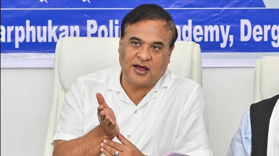 Assam chief minister Himanta Biswa Sarma said indigenous people “face the threat of attacks from the Bangladesh side and even in their own villages” (ANI)