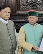 Himachal BJP leaders, along with leader of Opposition Jai Ram Thakur submitting a memorandum to governor on Wednesday. (HT Photo) Himachal BJP leaders, along with leader of Opposition Jai Ram Thakur submitting a memorandum to governor on Wednesday. (HT Photo)