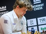 Magnus Carlsen in action during Norway Chess. (Norway Chess)