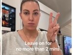 Cheryl Hickey shared a video of herself trying the teeth-whitening hack. (Instagram/ Cheryl Hickey) Cheryl Hickey shared a video of herself trying the teeth-whitening hack. (Instagram/ Cheryl Hickey)