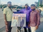Monish Rana (centre) hopes to meet Azim and Rishad Premji in Bengaluru.