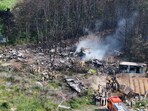 An emergency office in Pohang said that rescue workers and fire trucks were dispatched to the site An emergency office in Pohang said that rescue workers and fire trucks were dispatched to the site