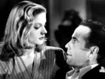 The start of a great love affair: Lauren Bacall and Humphrey Bogart in To Have and Have Not (1944), their first film together. The start of a great love affair: Lauren Bacall and Humphrey Bogart in To Have and Have Not (1944), their first film together.