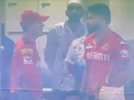 Ricky Ponting has a chat with Shreyas Iyer in PBKS dressing room after dismissal Ricky Ponting has a chat with Shreyas Iyer in PBKS dressing room after dismissal
