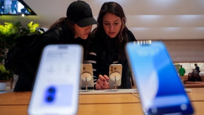 Apple is preparing to rename all its operating systems using the upcoming year’s last two digits. (REUTERS)