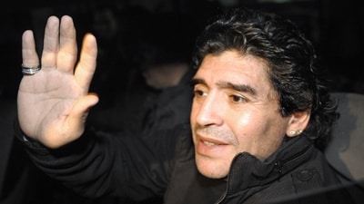 The case against Diego Maradona's medical team was declared a mistrial (AFP)