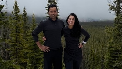 Vivek Ramaswamy posted a photo with his wife Apoorva on their 10th wedding anniversary. (X/@VivekGRamaswamy) Vivek Ramaswamy posted a photo with his wife Apoorva on their 10th wedding anniversary. (X/@VivekGRamaswamy)
