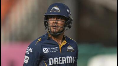Gujarat Titans' captain Shubman Gill has been chased by fans at the local airport and in his hometown, Mohali, since he landed there for the playoffs. (AP) Gujarat Titans' captain Shubman Gill has been chased by fans at the local airport and in his hometown, Mohali, since he landed there for the playoffs. (AP)