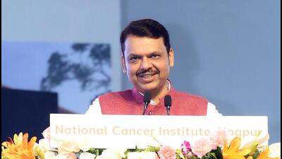 Nagpur, May 26 (ANI): Maharashtra Chief Minister Devendra Fadnavis addresses the gathering during the 'Bhoomipujan' of 'Swasti Niwas', at National Cancer Institute, in Nagpur on Monday. (ANI Photo) (CMO Maharashtra - X) Nagpur, May 26 (ANI): Maharashtra Chief Minister Devendra Fadnavis addresses the gathering during the 'Bhoomipujan' of 'Swasti Niwas', at National Cancer Institute, in Nagpur on Monday. (ANI Photo) (CMO Maharashtra - X)