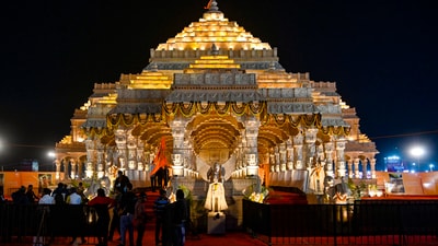 The Pran Pratishtha ceremony of idols in Ram Darbar in Shri Ram Janmabhoomi Temple is set for June 5. (PTI FILE) The Pran Pratishtha ceremony of idols in Ram Darbar in Shri Ram Janmabhoomi Temple is set for June 5. (PTI FILE)