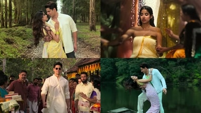Sidharth Malhotra and Janhvi Kapoor in Param Sundari Sidharth Malhotra and Janhvi Kapoor in Param Sundari