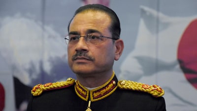 Asim Munir was promoted to the rank of field marshal after a conflict with India. (AP file photo) Asim Munir was promoted to the rank of field marshal after a conflict with India. (AP file photo)