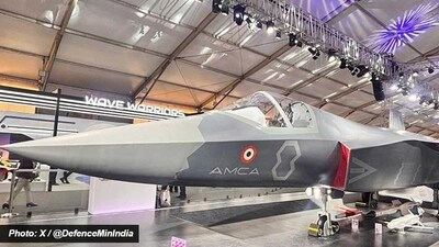In pic: DRDO model of advanced multi role combat aircraft. Operation Sindoor presents an opportunity for the Indian private sector to step forward and establish its own R&D units for advanced military systems. In pic: DRDO model of advanced multi role combat aircraft. Operation Sindoor presents an opportunity for the Indian private sector to step forward and establish its own R&D units for advanced military systems.