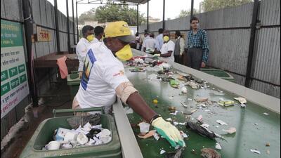Representative image of a wet waste management centre (Hindustan Times) Representative image of a wet waste management centre (Hindustan Times)