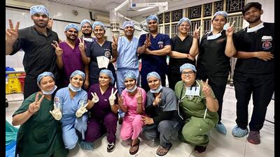 The 4-hour long operation involved an extensive team of specialists. (Sourced)