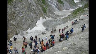 The Amarnath Yatra will begin on July 3 and end on August 9. (PTI) The Amarnath Yatra will begin on July 3 and end on August 9. (PTI)