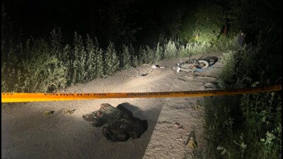 The scene of alleged sharpshooter Naveen Kumar’s killing. (Sourced) The scene of alleged sharpshooter Naveen Kumar’s killing. (Sourced)