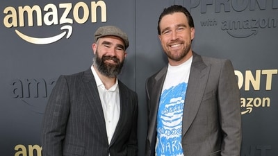Kelce brothers are eyeing an ownership stake in a professional team. (Photo by Dia Dipasupil / GETTY IMAGES NORTH AMERICA / Getty Images via AFP) (Getty Images via AFP) Kelce brothers are eyeing an ownership stake in a professional team. (Photo by Dia Dipasupil / GETTY IMAGES NORTH AMERICA / Getty Images via AFP) (Getty Images via AFP)