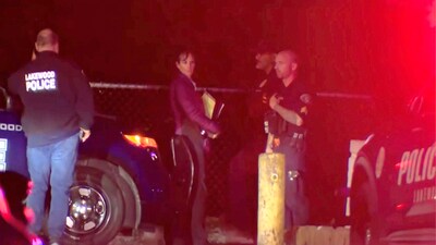 Police working at the scene of a shooting at Harry Todd Park in Lakewood, Washington, on Wednesday, May 28, 2025. (AP) Police working at the scene of a shooting at Harry Todd Park in Lakewood, Washington, on Wednesday, May 28, 2025. (AP)