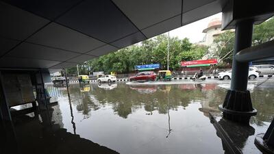 Waterlogging in Delhi after rains over May have led to mosquito breeding rise. (Arvind Yadav/HT Photo) Waterlogging in Delhi after rains over May have led to mosquito breeding rise. (Arvind Yadav/HT Photo)