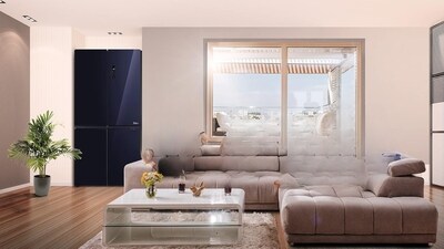 Sleek and the coolest way to showcase your kitchen style with glass door refrigerators Sleek and the coolest way to showcase your kitchen style with glass door refrigerators