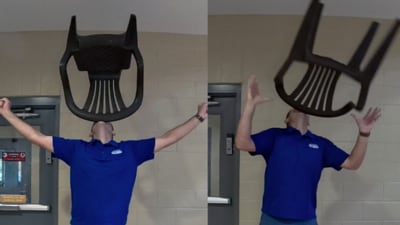 He shattered 15 Guinness World Records in a single day. (Guinness World Record)