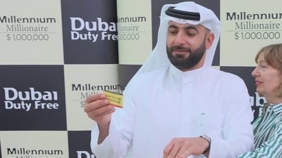 An Indian man (not pictured) has won the Dubai Duty Free lottery for the second time (Instagram/@dubaidutyfree)