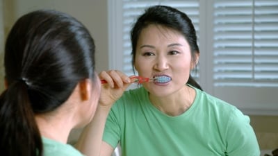 To maintain oral health, brush for two minutes twice daily with a soft-bristled toothbrush. (Unsplash) To maintain oral health, brush for two minutes twice daily with a soft-bristled toothbrush. (Unsplash)