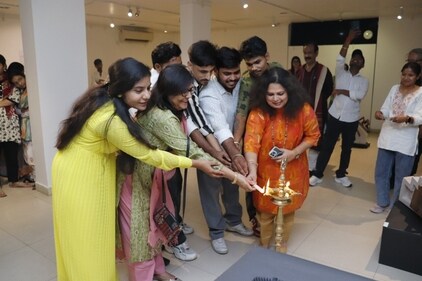 Shilp Shristi underway at the Kala Srot Art Gallery in Lucknow (Photo: HT) Shilp Shristi underway at the Kala Srot Art Gallery in Lucknow (Photo: HT)