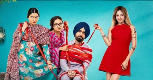 A poster of Saunkan Saunkanay 2
