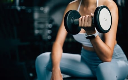 Having a proper strength training routine helps build muscle, acting as a protective measure against weight gain. (Shutterstock) Having a proper strength training routine helps build muscle, acting as a protective measure against weight gain. (Shutterstock)