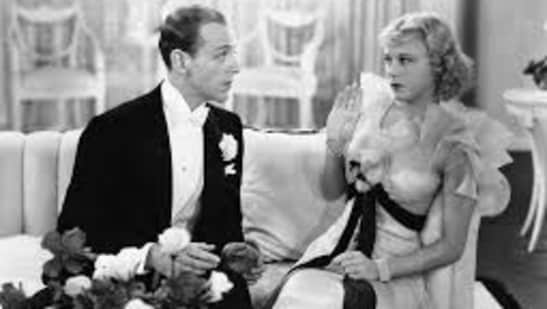 A still from The Gay Divorcee (1934), starring Fred Astaire and Ginger Rogers, and featuring the Cole Porter classic, Night and Day.