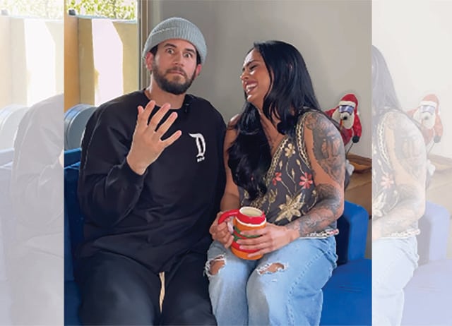 Reels have way more diversity than romcoms, like Tushita and her Jamaican husband Brendan. (Instagram/@Tushita.H) Reels have way more diversity than romcoms, like Tushita and her Jamaican husband Brendan. (Instagram/@Tushita.H)