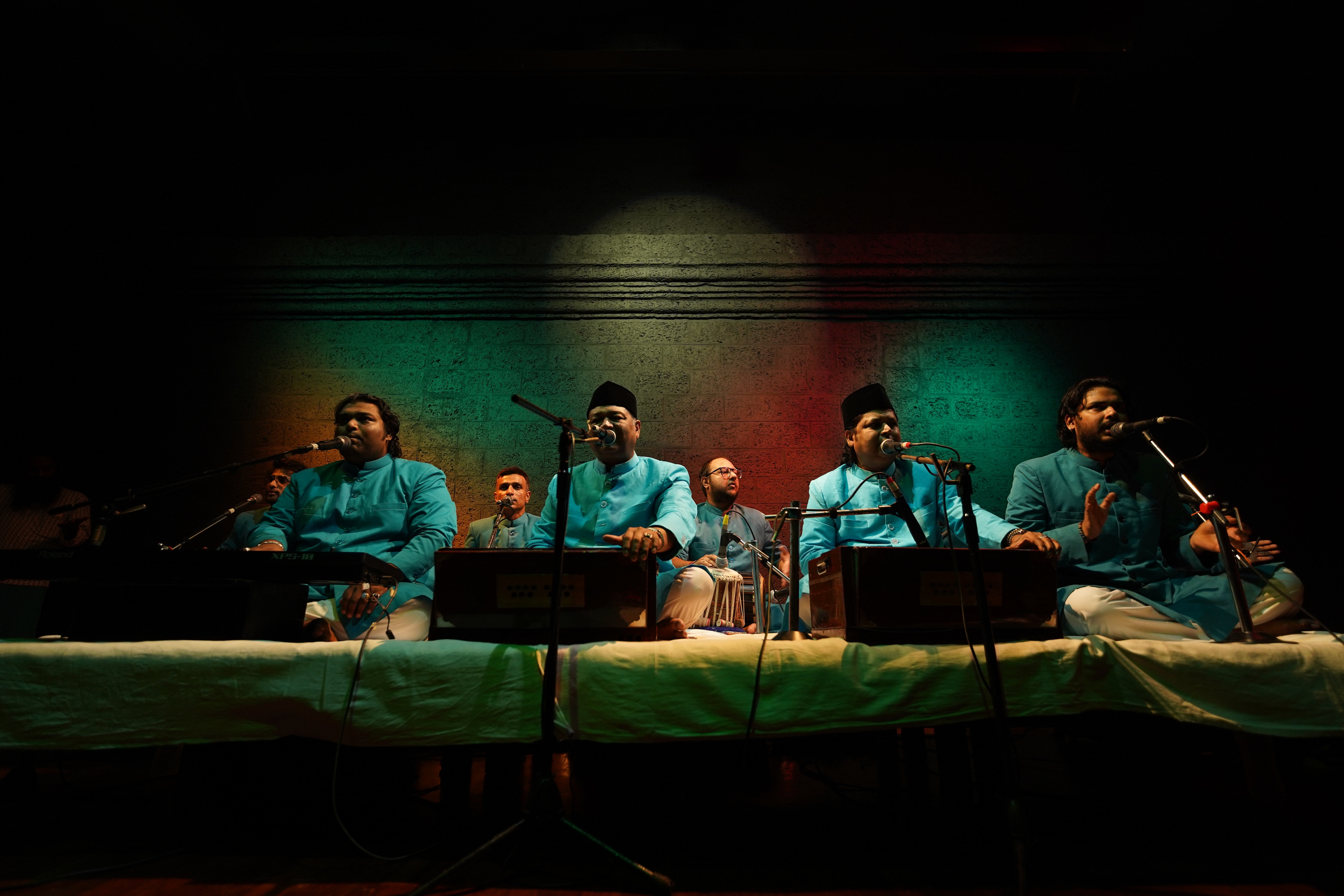 The Warsi Brothers from Hyderabad performing at RVF 2025 (Mohan Raj)