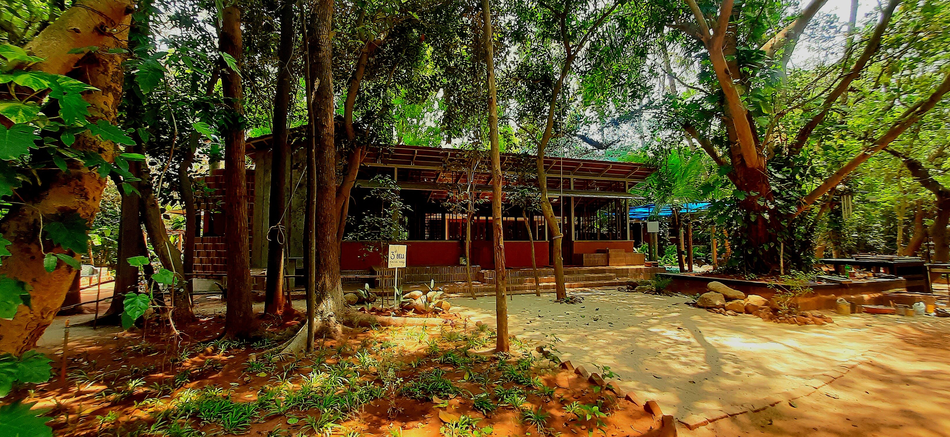 A view of part of the Adishakti Theatre campus at Auroville (Charumathi Supraja)