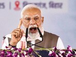 Prime Minister Narendra Modi addresses a public meeting in Rohtas district, Bihar, on Friday, May 30, 2025.