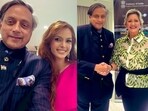 Shashi Tharoor with Miss Panama 2019 Mehr Eliezer (L) and Lorena Castillo de Valera (R), the country's former First Lady. Shashi Tharoor with Miss Panama 2019 Mehr Eliezer (L) and Lorena Castillo de Valera (R), the country's former First Lady.