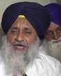 Shiromani Akali Dal president Sukhbir Singh Badal in Amritsar on Wednesday. (HT Photo)