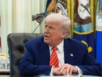 President Donald Trump speaks during a news conference in the Oval Office of the White House, Friday, May 30, 2025, in Washington. 