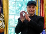 Elon Musk was spotted with a black eye on Friday