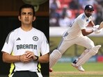 Gautam Gambhir, left, indirectly said he had no role in Shreyas Iyer's exclusion from India's Test squad for England tour