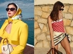 The celeb-approved silk scarf trend is on the rise