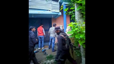 Counter-Intelligence Kashmir (CIK) unit during a raid at various districts in Jammu and Kashmir. (PTI)